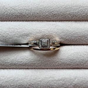 R052 | Natural Diamond Stacker Ring Set